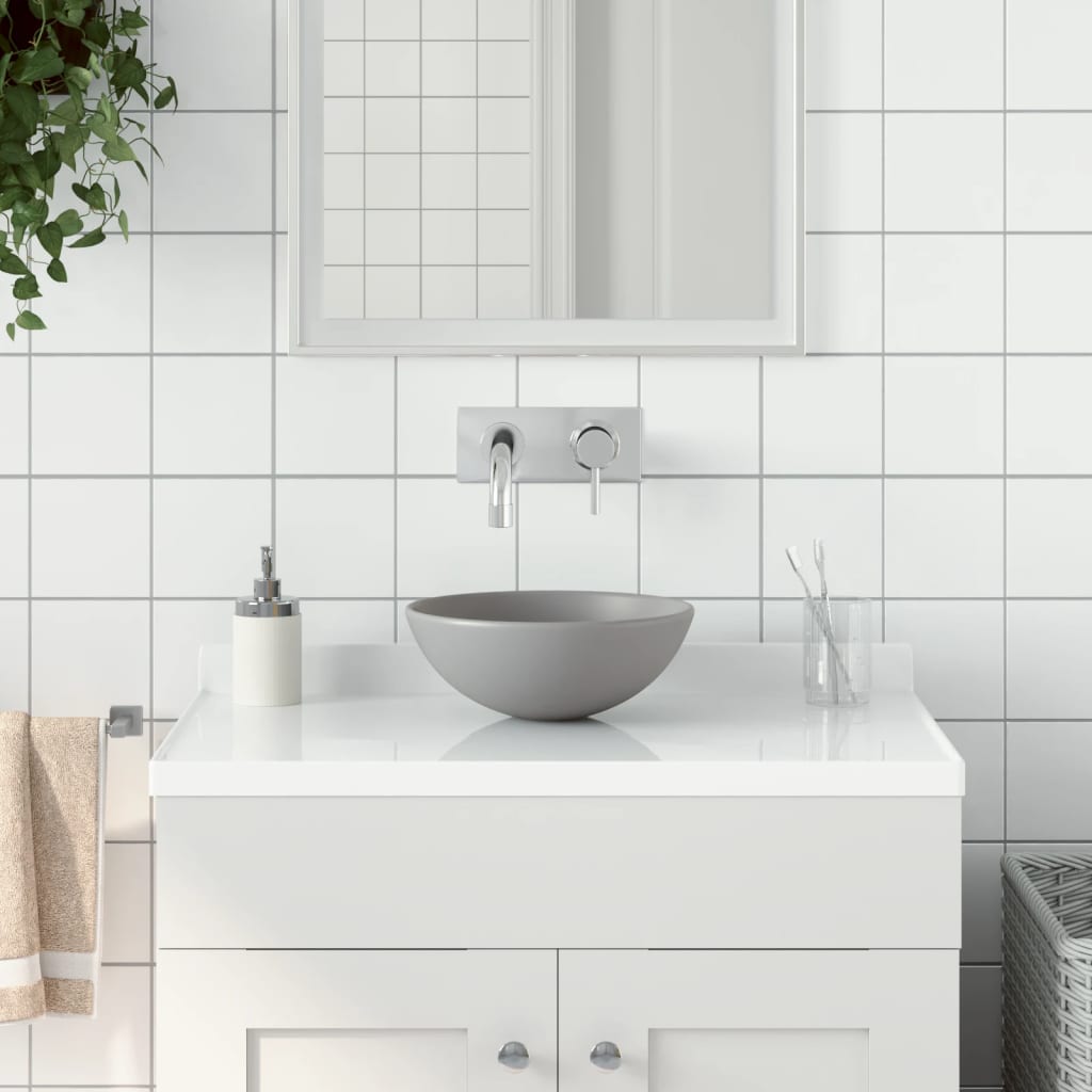 Bathroom Sink Ceramic Round