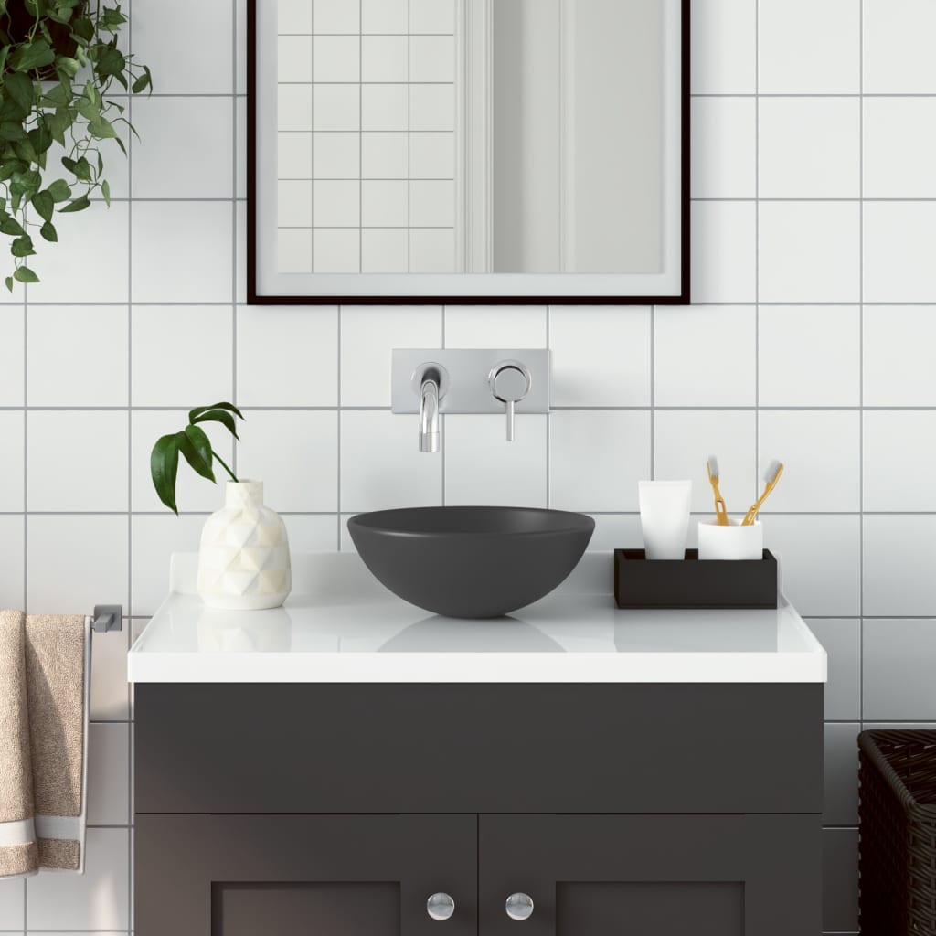 Bathroom Sink Ceramic Round