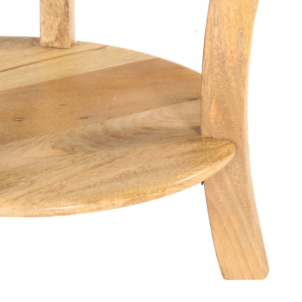 Side Table 37X37X61 Cm Solid Mango Wood