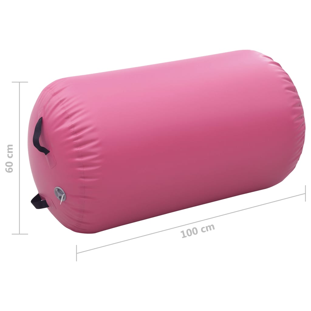 Inflatable Gymnastic Roll With Pump Pvc