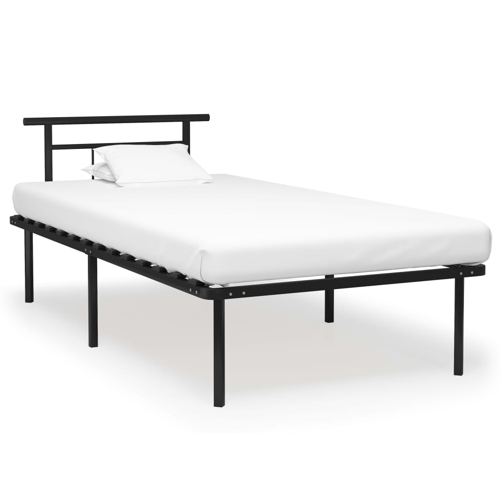 Bed Frame Without Mattress Without Mattress Metal 90X200Cm