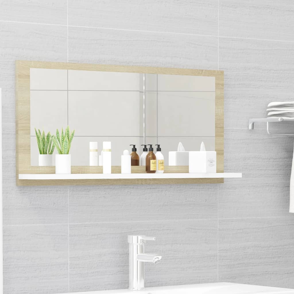 Bathroom Mirror Cabinet Engineered Wood