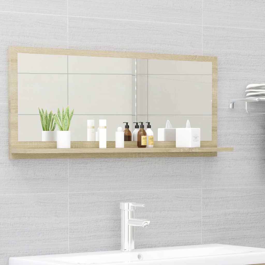 Bathroom Mirror Cabinet Engineered Wood