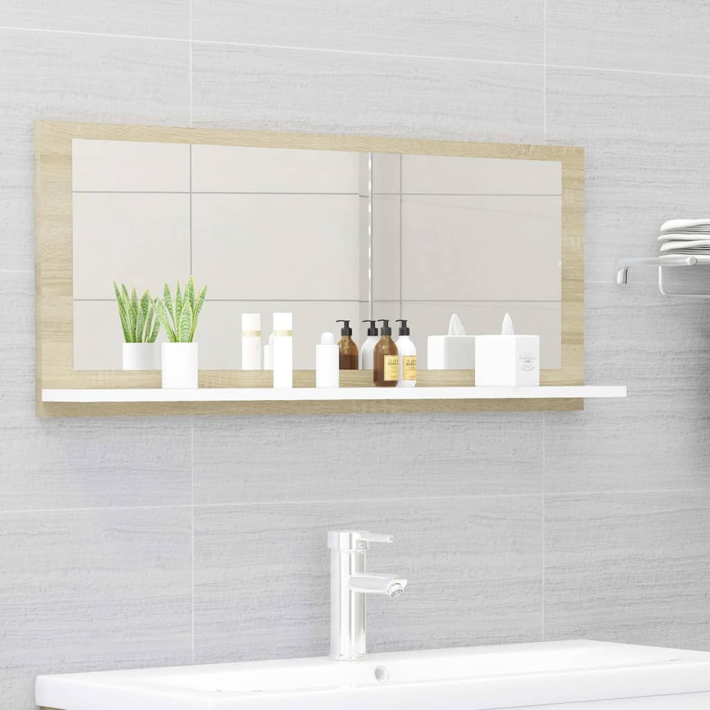 Bathroom Mirror Cabinet Engineered Wood