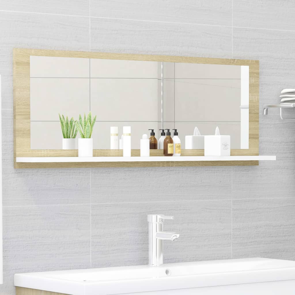 Bathroom Mirror Cabinet Engineered Wood