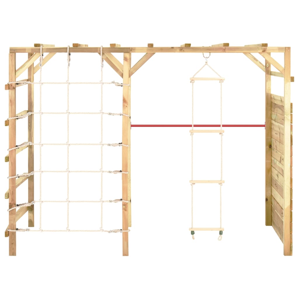 Cimbing Frame 240X100X170 Cm Impregnated Pinewood