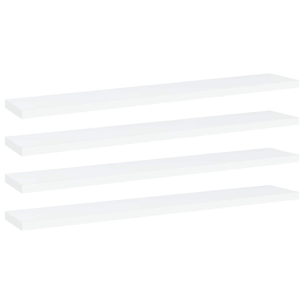 Bookshelf Boards 4 Pcs Engineered Wood
