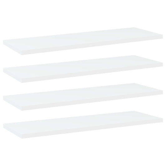 Bookshelf Boards 4 Pcs Engineered Wood