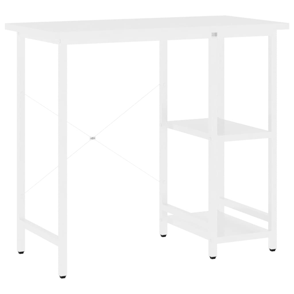 Computer Desk 80X40X72 Cm Mdf And Metal