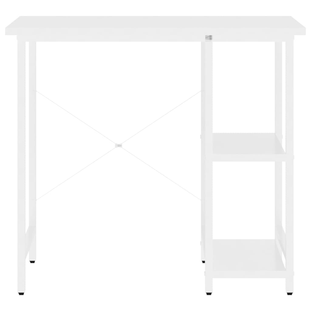 Computer Desk 80X40X72 Cm Mdf And Metal