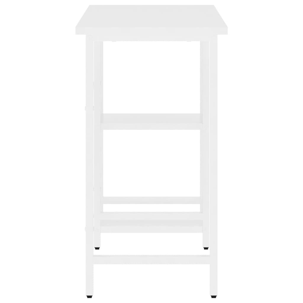Computer Desk 80X40X72 Cm Mdf And Metal