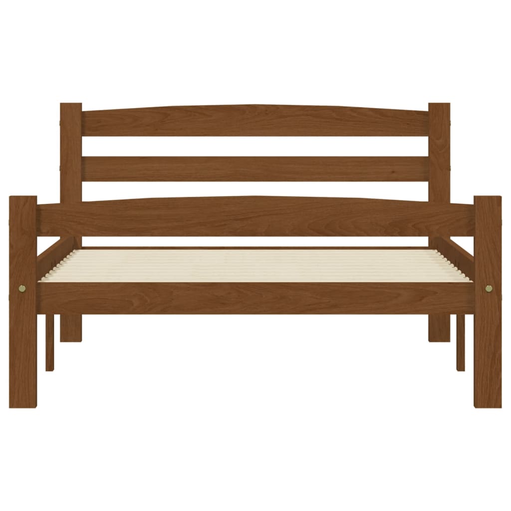 Bed Frame Without Mattress Solid Pinewood