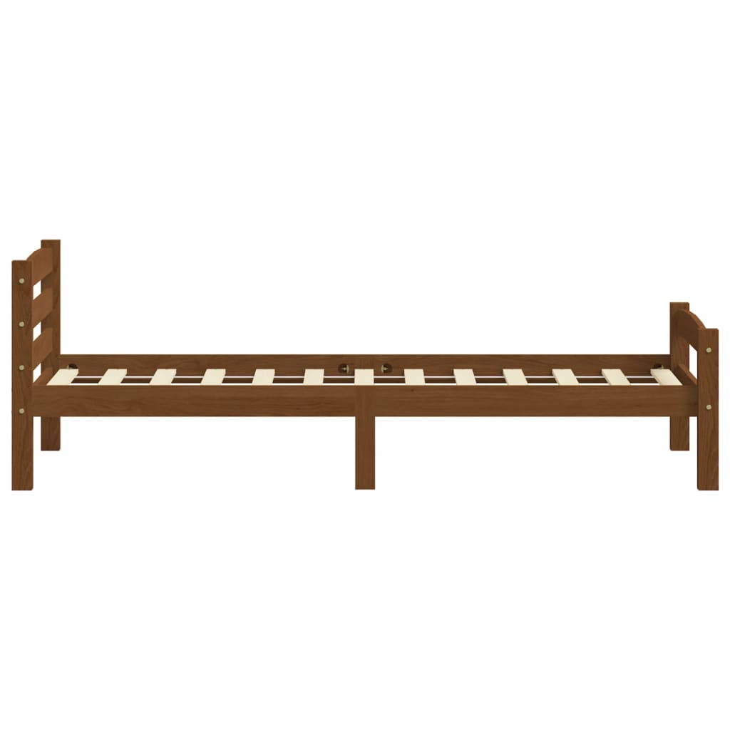 Bed Frame Without Mattress Solid Pinewood