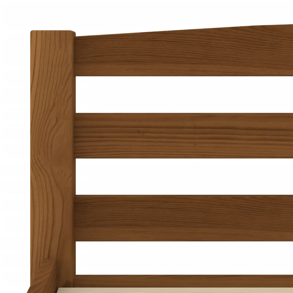 Bed Frame Without Mattress Solid Pinewood