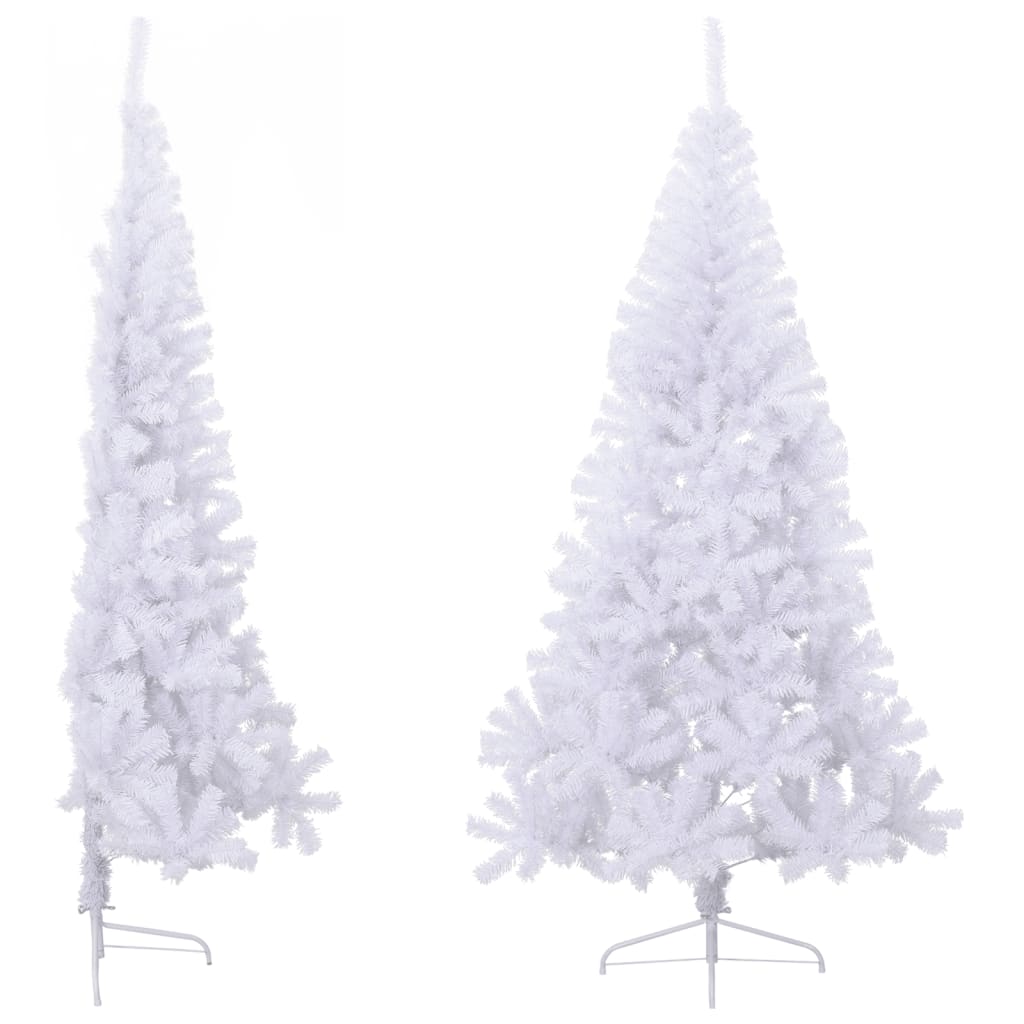 Artificial Half Christmas Tree With Stand 240 Cm Pvc