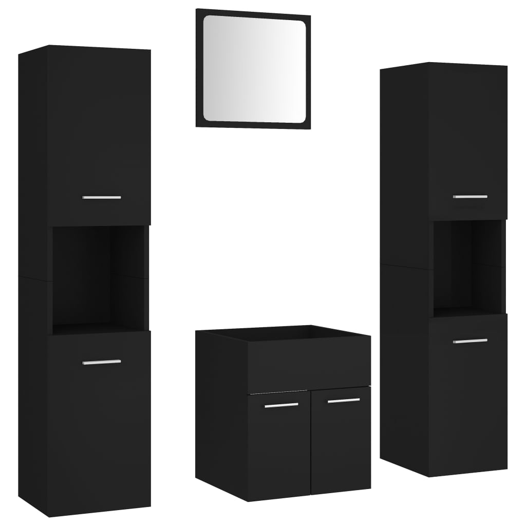 Bathroom Furniture Set Engineered Wood