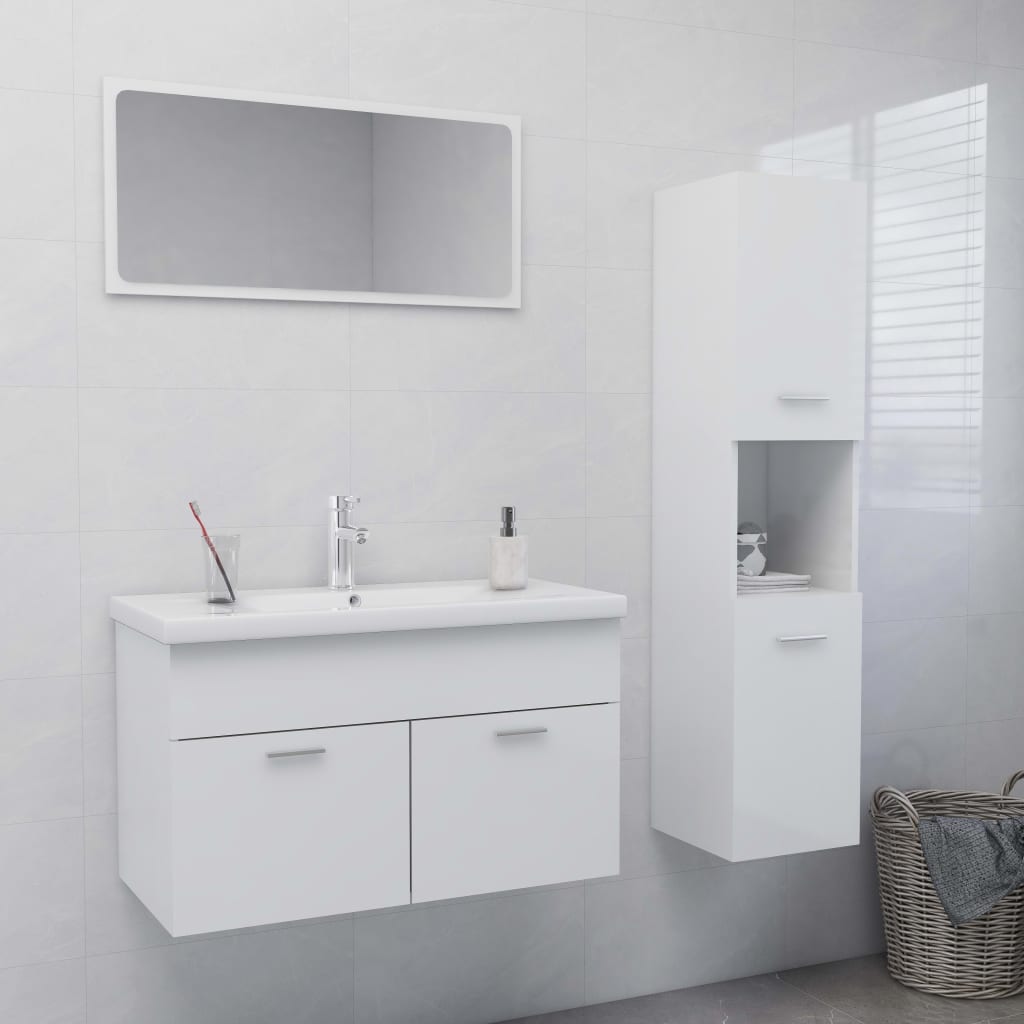 Bathroom Furniture Set Engineered Wood