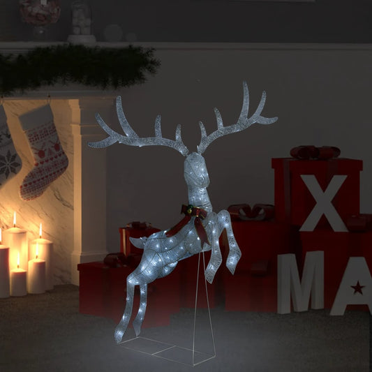 Flying Reindeer Christmas Decoration 120 Leds Cold