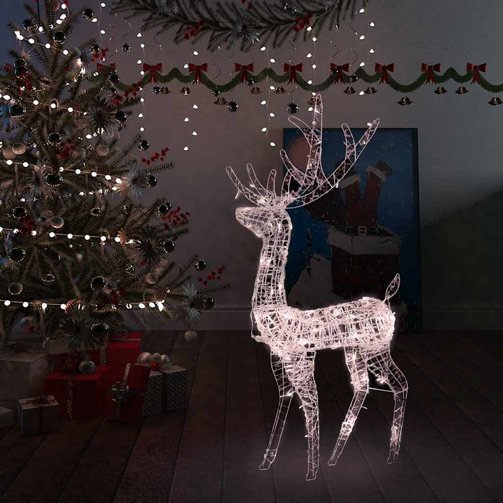 Reindeer Christmas Decoration 90 Leds Acrylic