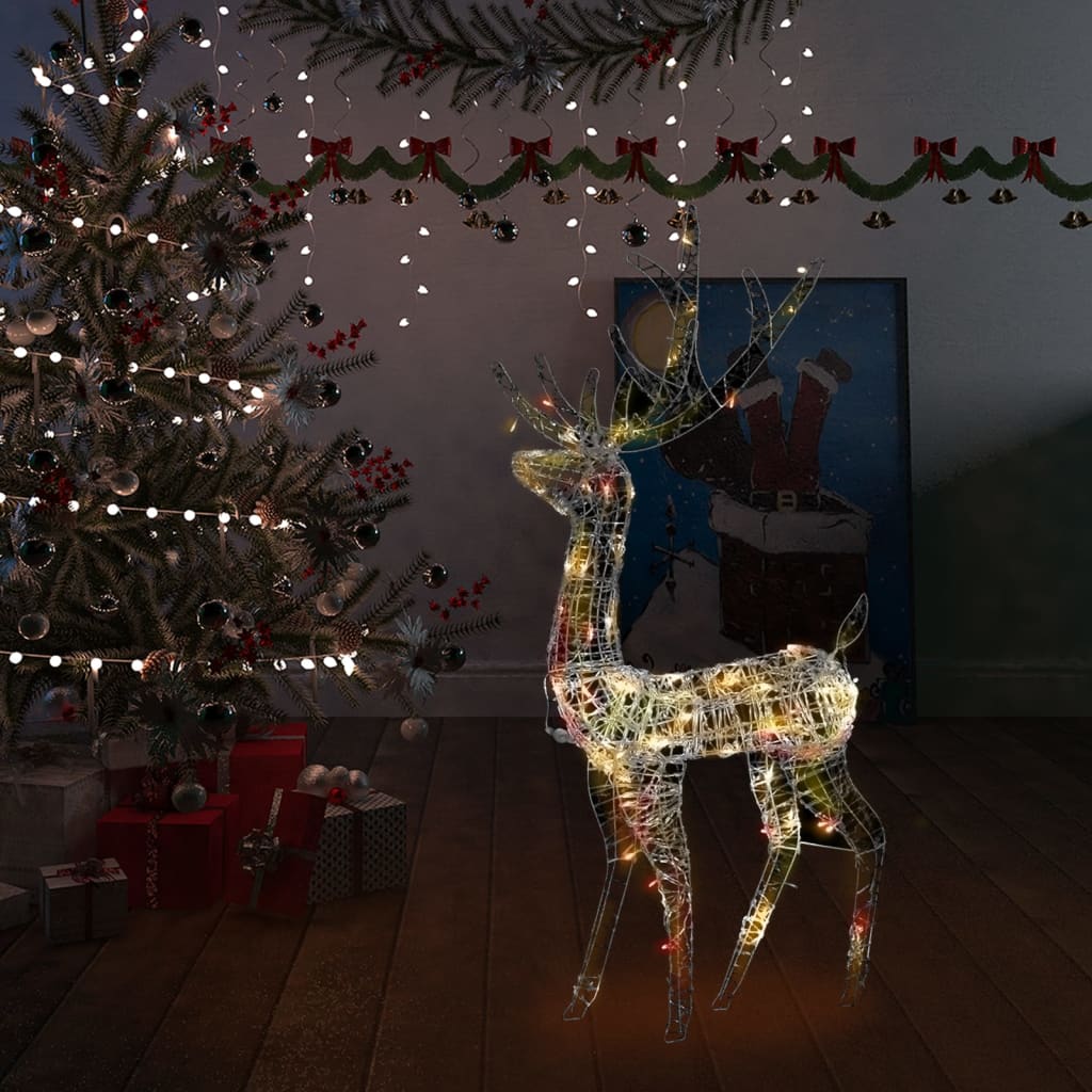 Reindeer Christmas Decoration 90 Leds Acrylic