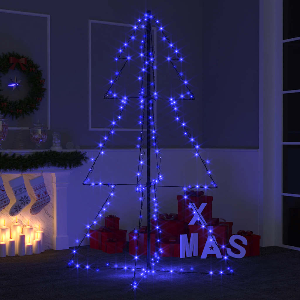Christmas Cone Tree 200 Leds Indoor And Outdoor 98X150 Cm