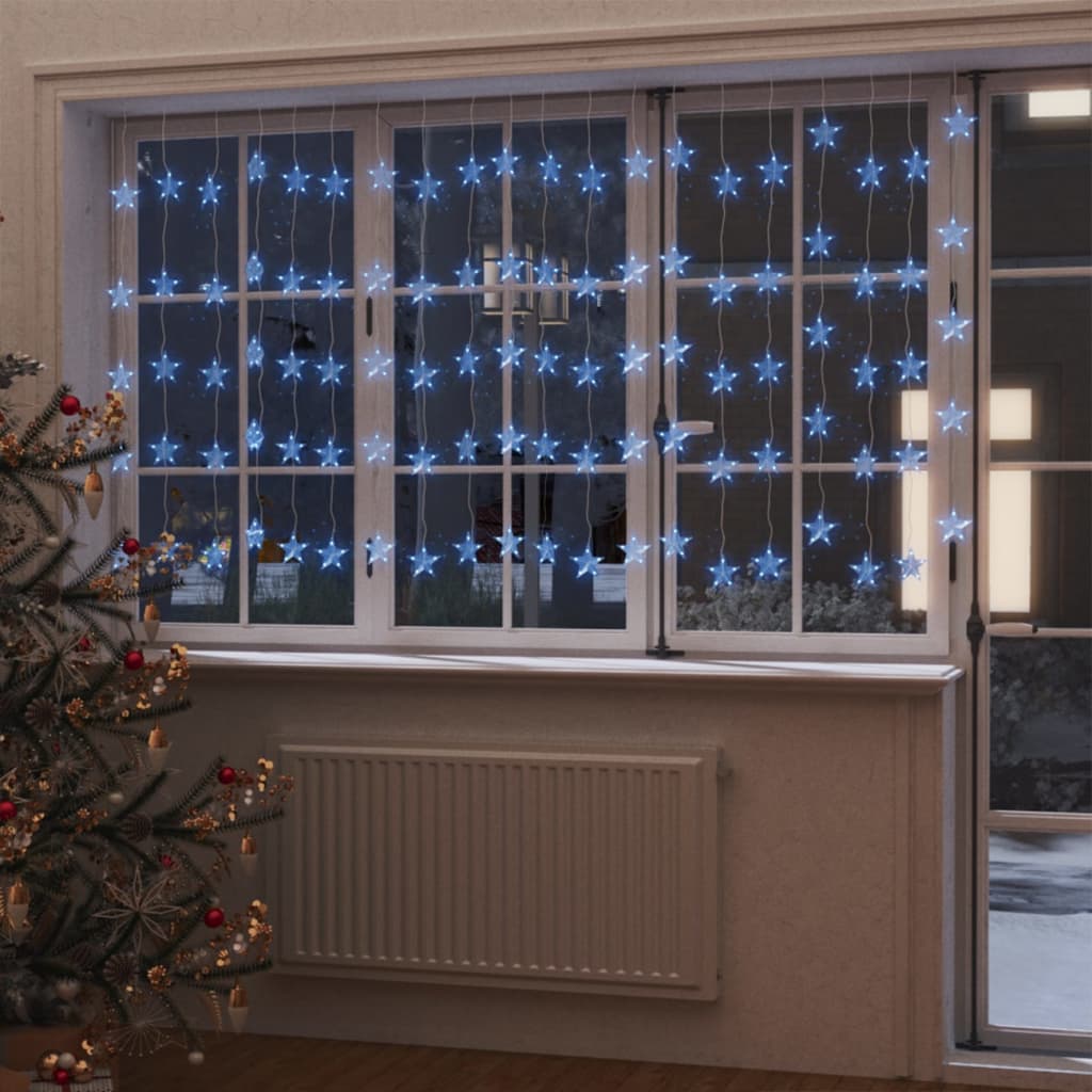 Led Star Curtain Fairy Lights 200 Led 8 Function
