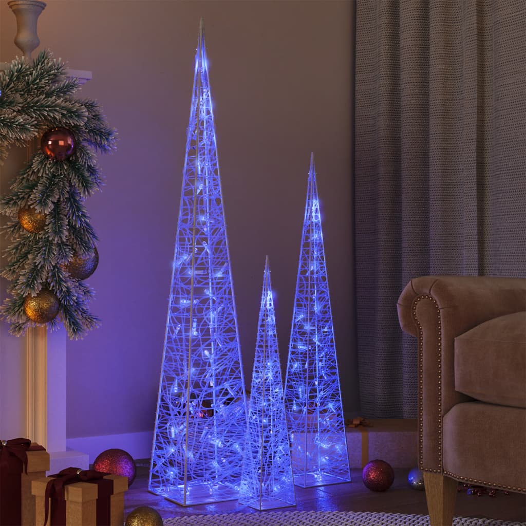Acrylic Decorative Led Light Cone