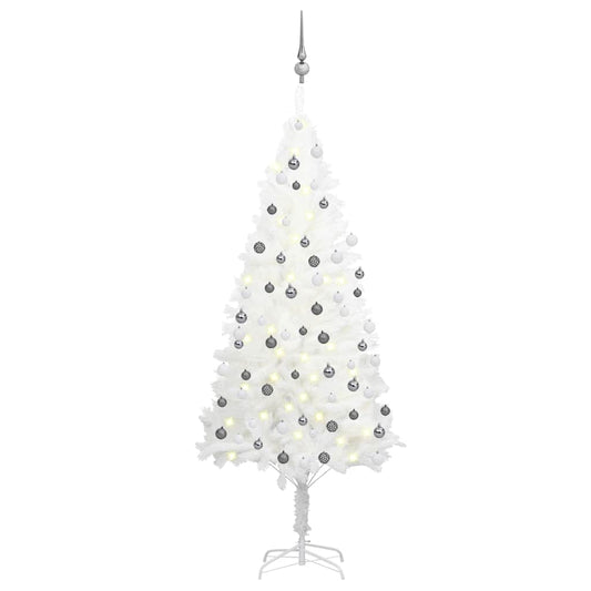 Artificial Pre-Lit Christmas Tree With Ball Set 180 Cm