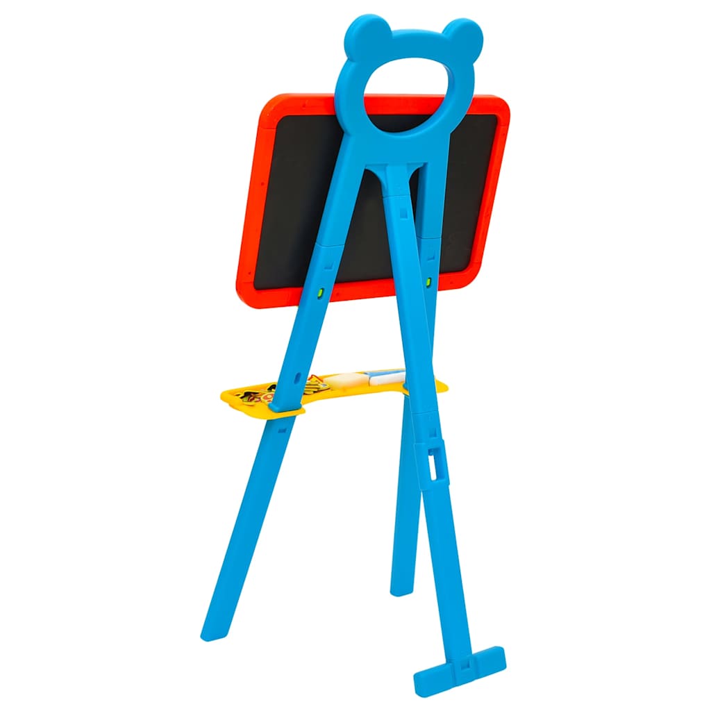 2-1 Children Easel With Chalkboard And Whiteboard