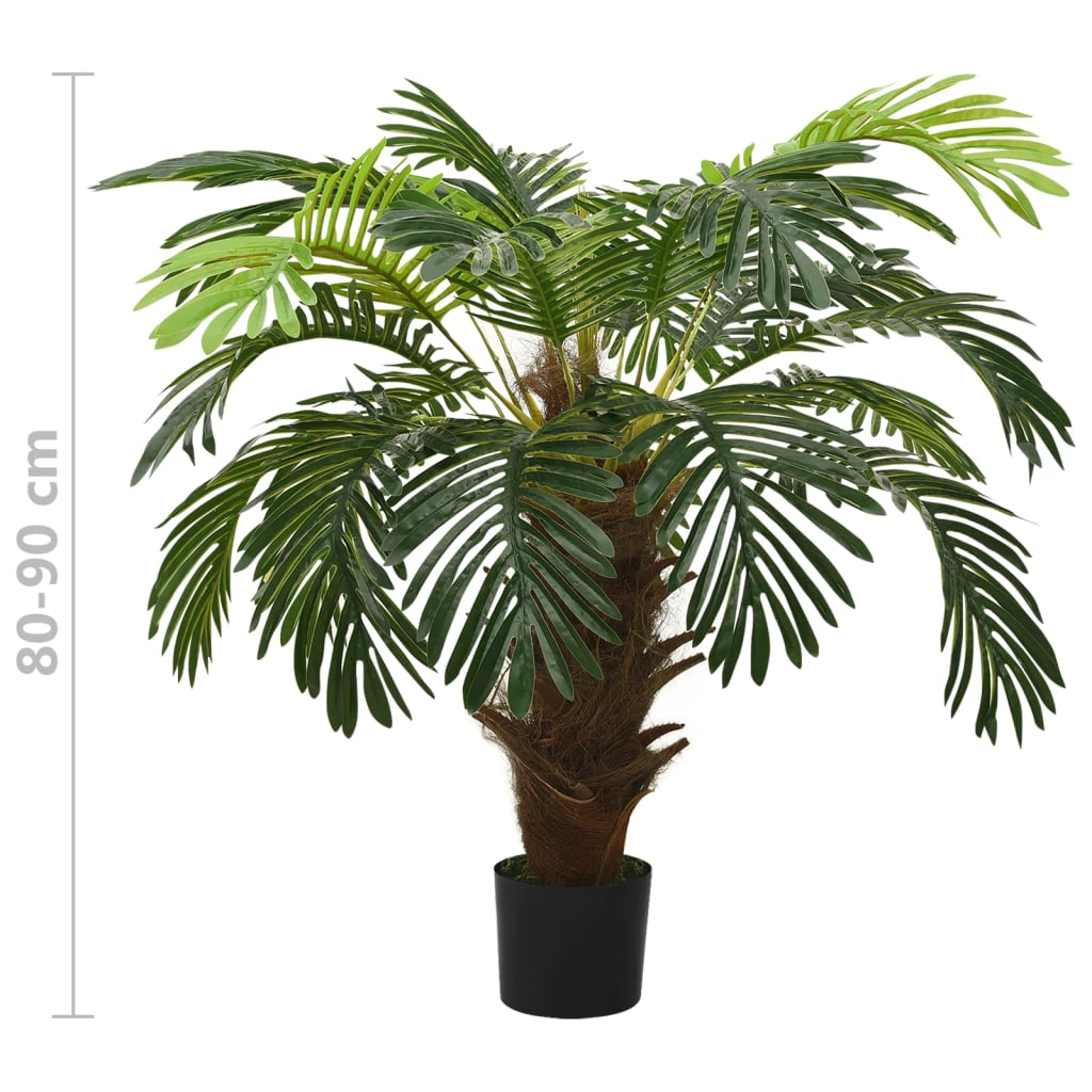 Artificial Cycas Palm With Pot Green