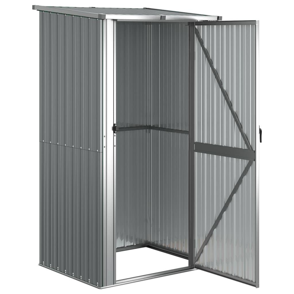 Garden Shed 118.5X97X209.5 Cm Galvanised Steel