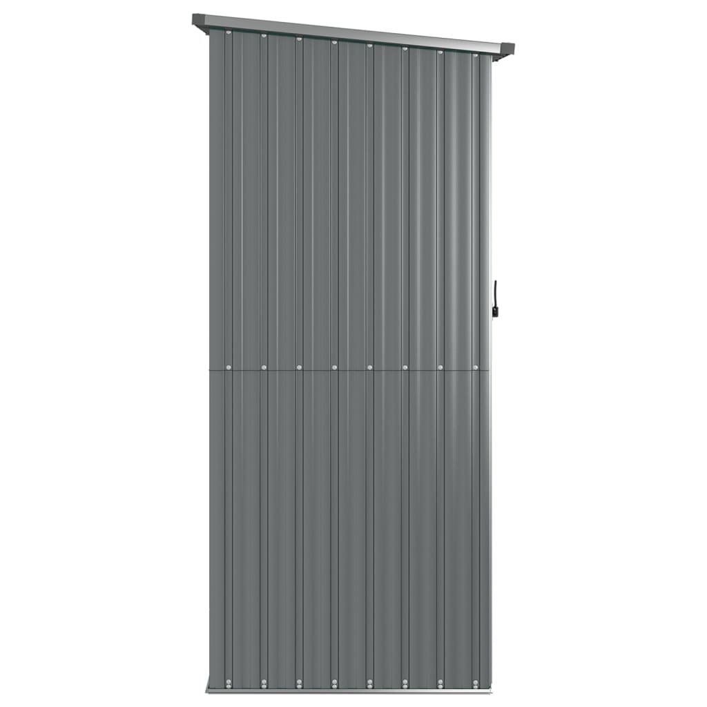 Garden Shed 118.5X97X209.5 Cm Galvanised Steel