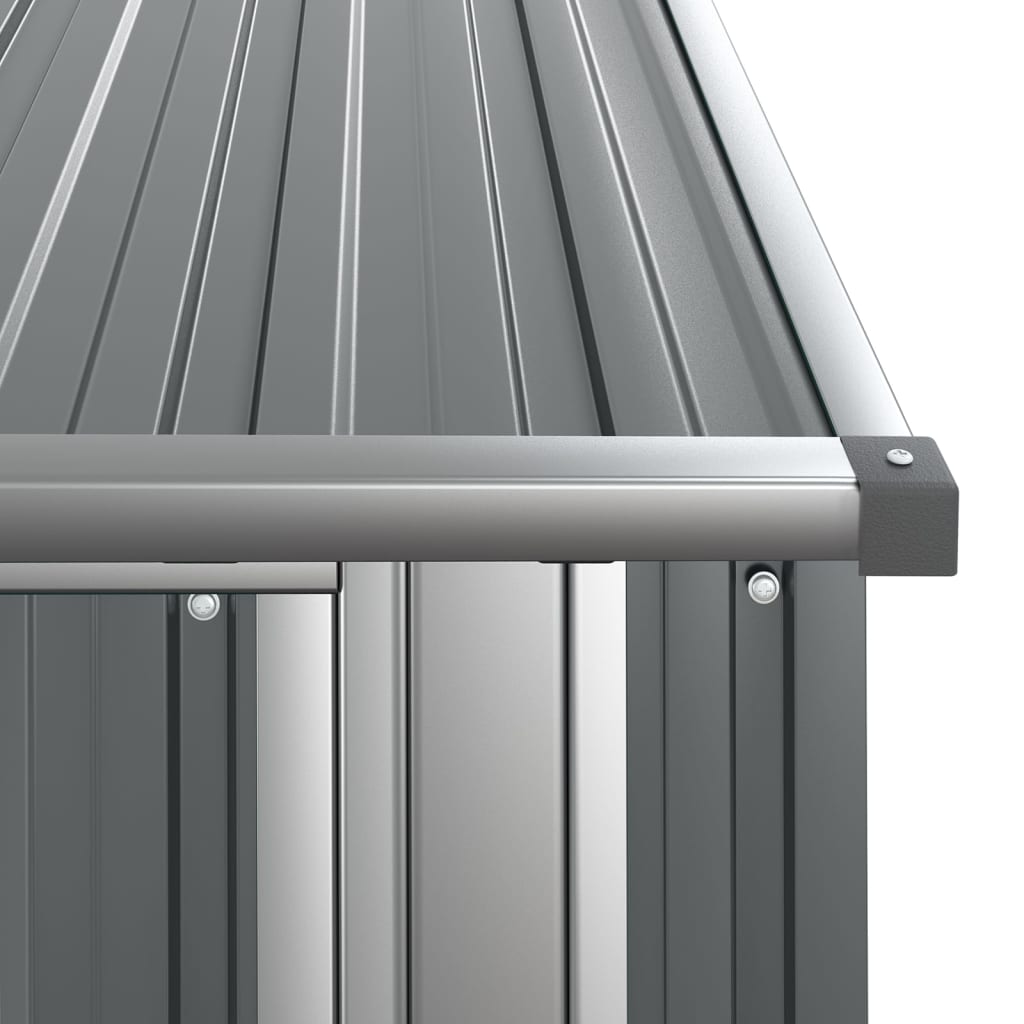 Garden Shed 118.5X97X209.5 Cm Galvanised Steel