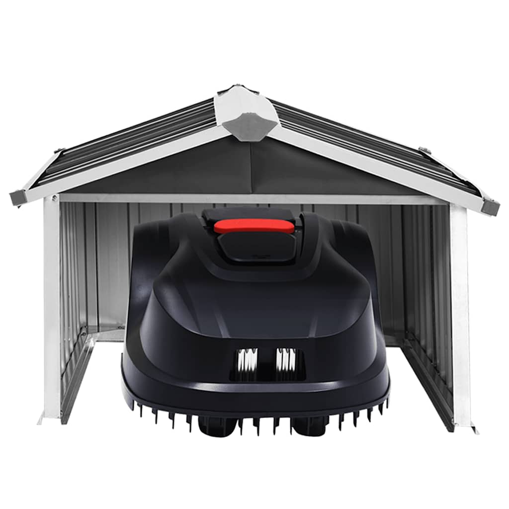 Garden Robot Lawnmower Shed 92X97X63 Cm Galvanised Steel