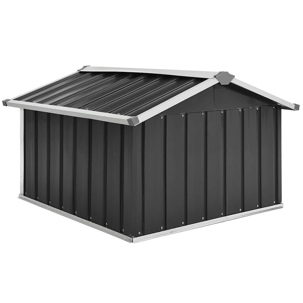 Garden Robot Lawnmower Shed 92X97X63 Cm Galvanised Steel
