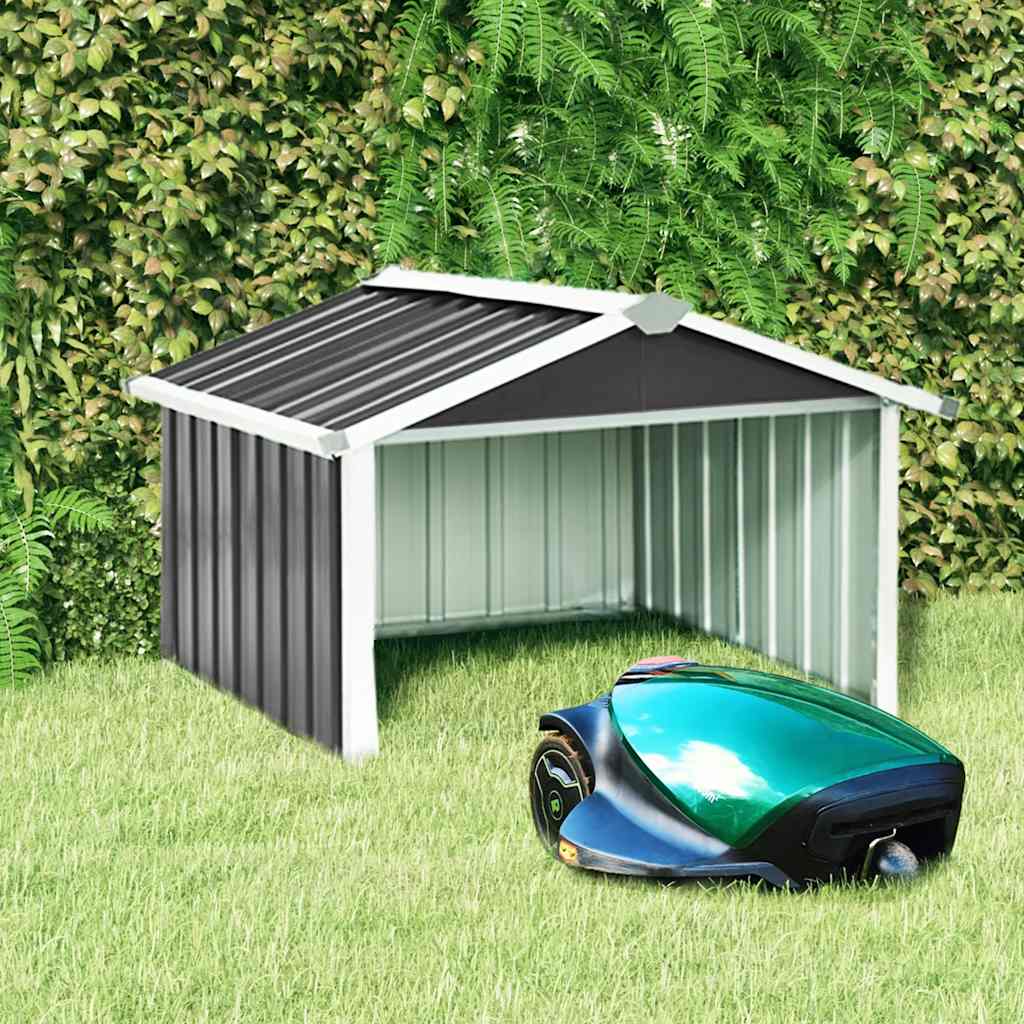 Garden Robot Lawnmower Shed 92X97X63 Cm Galvanised Steel