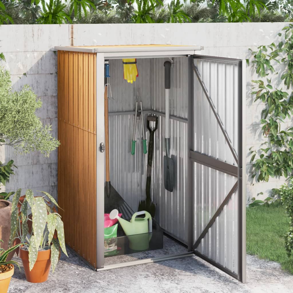 Garden Tool Shed Galvanised Steel