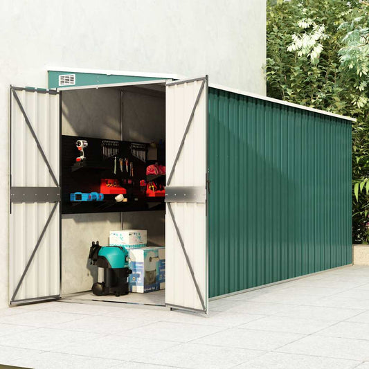 Wall-Mounted Garden Shed Galvanised Steel