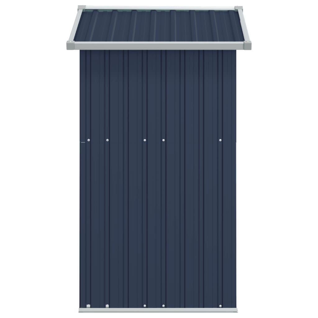 Garden Shed 126X97.5X177 Cm Galvanised Steel