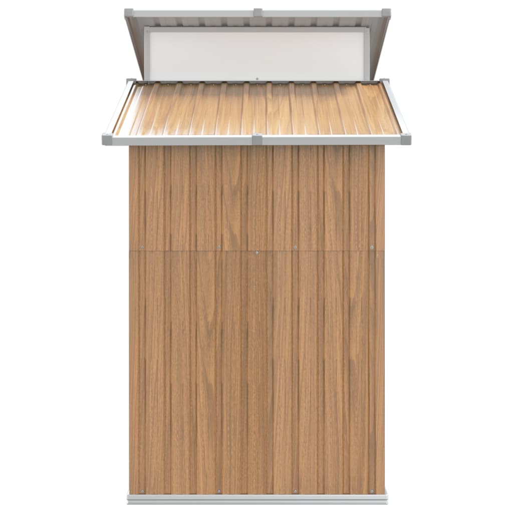 Garden Shed 270X130X208.5 Cm Galvanised Steel