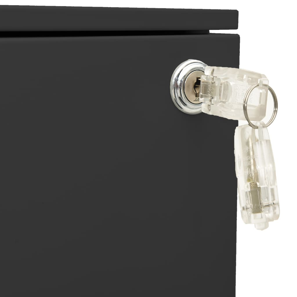 Mobile File Cabinet 39X45X67 Cm Steel