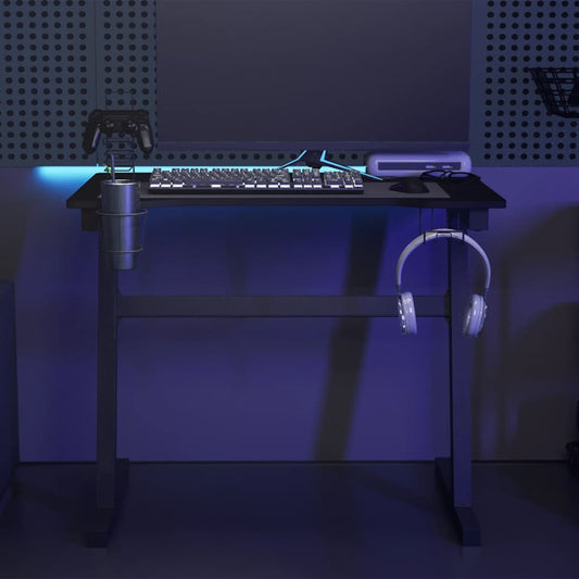 Gaming Desk Led With Z Shape Legs