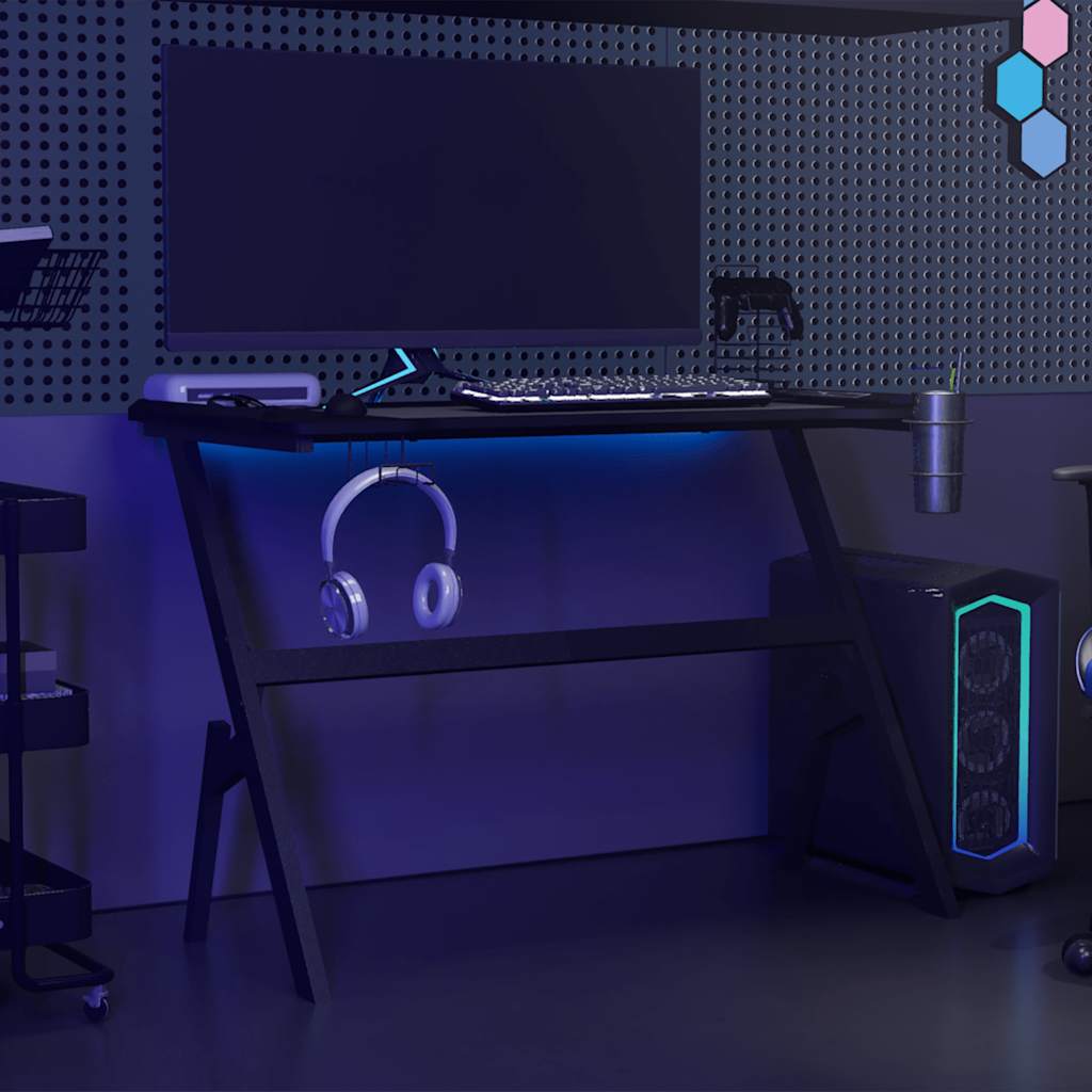 Gaming Desk Led With Y Shape