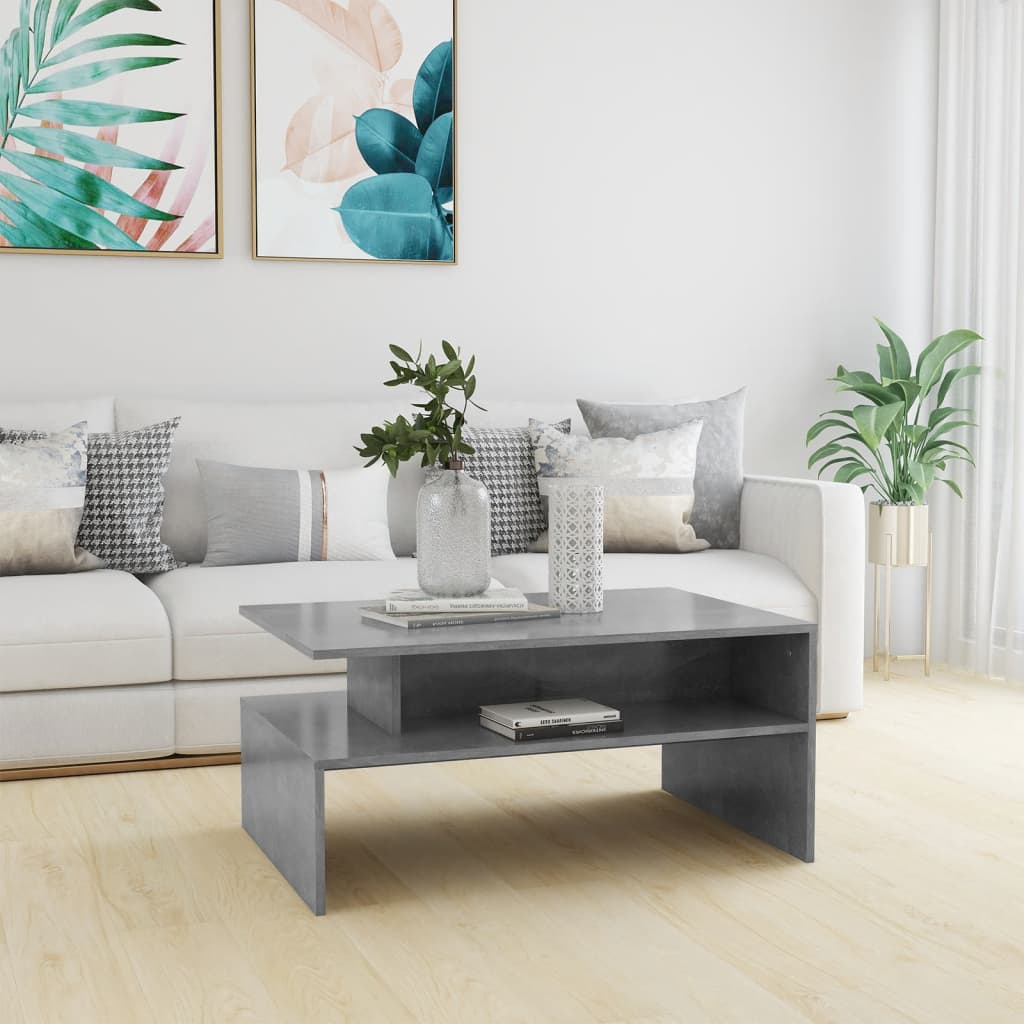 Coffee Table 90X60X42,5 Cm Engineered Wood