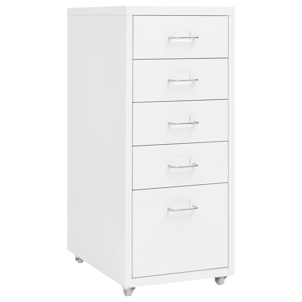 Mobile File Cabinet 28X41X109 Cm Metal