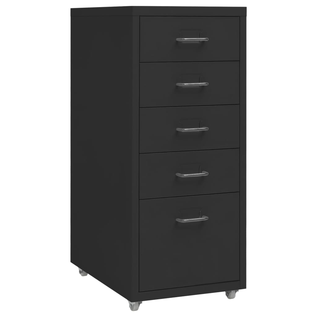 Mobile File Cabinet 28X41X109 Cm Metal