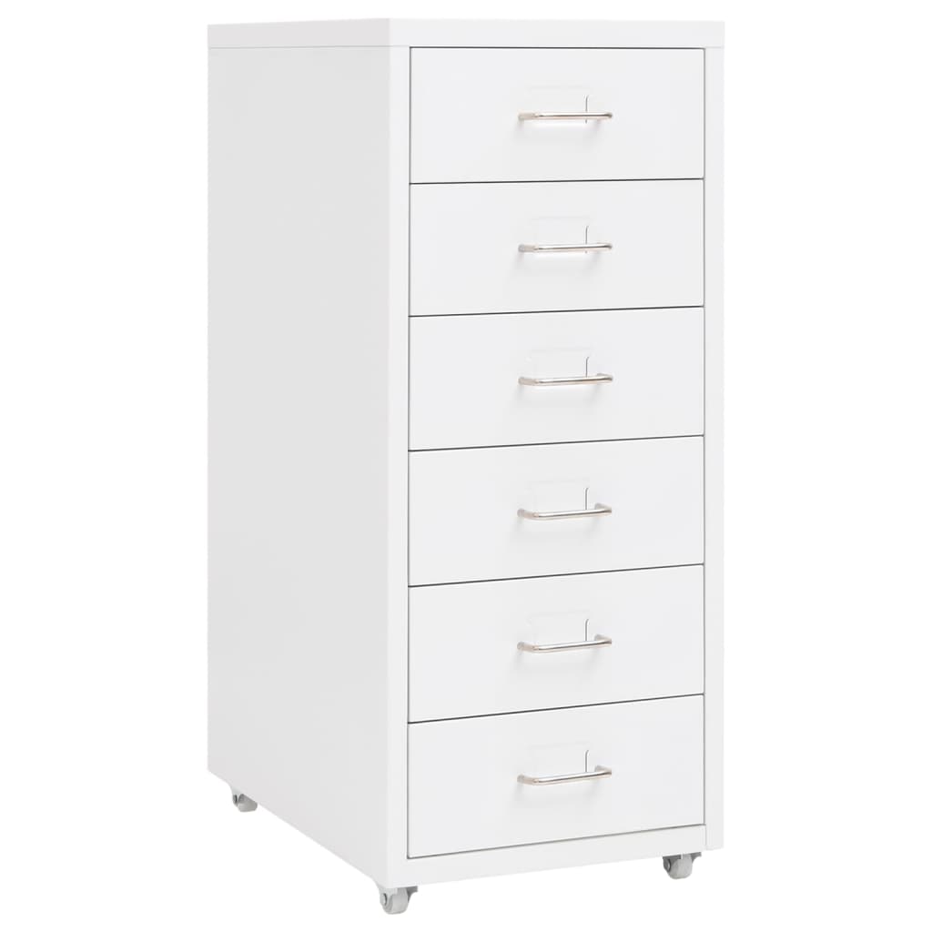 Mobile File Cabinet 28X41X109 Cm Metal