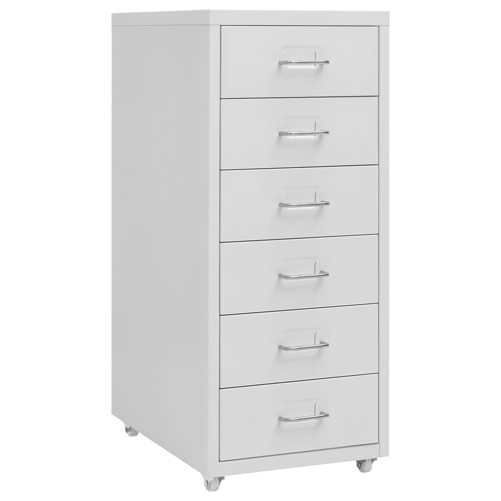 Mobile File Cabinet 28X41X109 Cm Metal