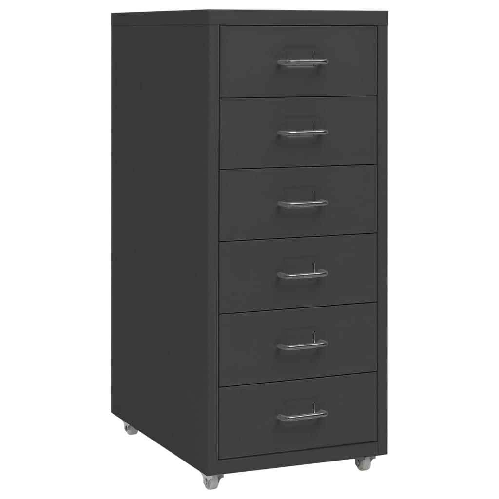 Mobile File Cabinet 28X41X109 Cm Metal