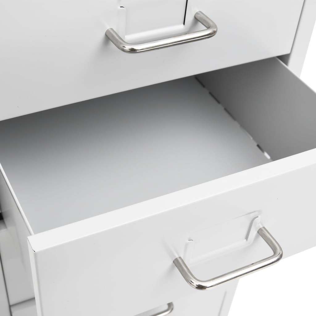 Mobile File Cabinet 28X41X109 Cm Metal